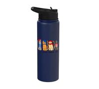 Gatto Un Deux Trois Stainless Steel Insulated Water Bottle