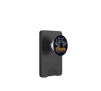 Gatto Vampiro "Vampurrr" Halloween Spooky Pun Illustrazione PopSockets PopWallet per MagSafe