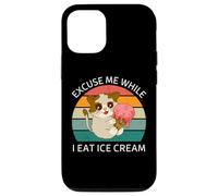 Gatto Vintage Scusa Me Mentre Mangio Gelato Retro Gelato Custodia per iPhone 12/12 Pro