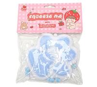 Gatto Zampe Squishy per Feste Bambini, Taba Squishy Fufu Squishy, Giocattolo antistress Fidget Toys, Soft Cat Paws Squishy Toy, Antistress Giocattolo per gli amanti dei gatti e Adulti (Blu Bianco)