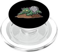 Gatto zombie che risorge dalla tomba PopSockets PopGrip per MagSafe