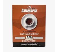 Gattopardo 100 Capsule Caffè, Insonnia, Compatibili a Modo Mio - 1000 gr