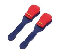 Gatuida 1 Paio Cruscotto ORFF Clapper a mano in legno giocattoli musicali strumento nacchere Strumenti musicali battagli a mano giocattolo dello strumento musicale Di legno
