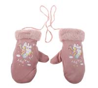 Gatuida 1 paio di guanti da sci per bambini dai 6 ai 12 anni - Guanti da neve caldi per bambini piccoli con unicorno, protezione dal freddo per la scuola, gli sport, l'equitazione e le vacanze