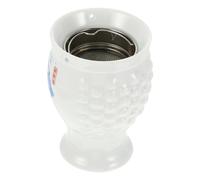 Gatuida 1 Pc Coppa Per Moxibustione Bruciatore a Bastoncino Di Moxa in Ceramica Contenitore Moxa Utensili Elettrici Tazza Raschiante Cono Di Moxa Bianca Doppio Scatola Di Agopuntura
