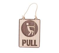 Gatuida 1 Pc Segnali Di Spinta e Trazione Targa Porta Aperta Spingere La Porta Di Spinta Per La Spingere i Segni Della Pannello Multifibra a Doppio