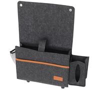 Gatuida 1 Pz. Borsa Portaoggetti Per Divano Letto Contenitore Sospeso Sul Comodino Organizzatore Di Borse Comodino Per Letto Dormitorio Magazzinaggio Organizzatori Dark Grey Provato