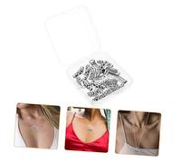 Gatuida 1 scatola DIY Charm Pendente in Tubo Intagliato Sospensione con Design per Creazione Gioielli Fai da Te per Bracciali e Collane Leggere