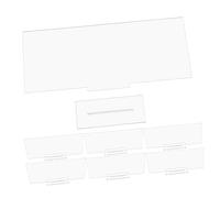 Gatuida 1 Set Acrilico per Matrimoni Segnaposto e Riutilizzabile per Feste e Ristoranti Design Semplice con Base Inclusa