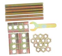 Gatuida 1 Set Bulloni per Fissaggio Kit Connettori per Metallo Resistente Facile Installazione per Armadi Compatta e Multifunzionale per Sicuri