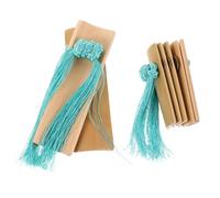 Gatuida 1 Set Castagnette Bamboo con Nappa Strumento Musicale Kuaiban per Performance per Crosstalk e Varie