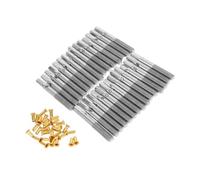 Gatuida 1 Set chiodi di fissaggio a lira Rivet per pin di arpa perni per l'accordatura dell'arpa accessorio per chitarra unghie di arpa di lira Pin dello strumento di arpa Metallo Argento