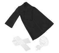 Gatuida 1 set Costume da Giudice per Set Completo Ruolo per Feste e Attività Educative per Avvocati e