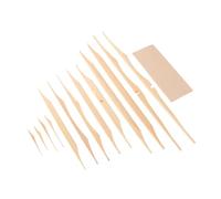 Gatuida 1 set di kit di rinforzo interno in legno per chitarra: rinforzo in abete per basso acustico da 40-41 pollici - Supporto per tavola armonica in legno Costruisci i tuoi componenti per chitarra