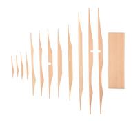 Gatuida 1 set di kit di rinforzo professionale per chitarra in abete rosso: rinforzo in abete rosso per basso acustico da 36 pollici - supporto per tavola armonica in legno. Costruisci i tuoi