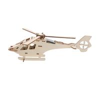 Gatuida 1 set di modelli di elicottero: kit di modelli in legno fai da te per elicottero alimentato ad energia solare per bambini, giocattoli scientifici, ingegneria, costruzione, artigianato,