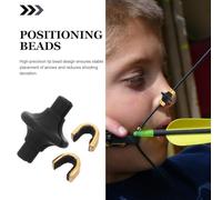 Gatuida 1 Set di Pulsanti per tiro con L'Arco con Punto di Ancoraggio per la Messa a Punto dell'Arco, Aiuta a Ottenere Un Ancoraggio costante per tiri precisi