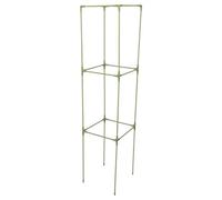 Gatuida 1 Set di tralicci per Piante rampicanti in Gabbia per pomodori - Pali di Supporto per Piante in Fibra di Vetro Quadrati, Supporto per cetrioli per Serra Interna ed Esterna (Verde)