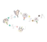 Gatuida 1 Set Festa Che Tira Stamina Cucciolo Bandiera Di Compleanno Del Cane Stamina Di Compleanno Del Gatto Compleanno Della Bandiera Decorazioni Banchetto Pompon Animale Domestico Carta