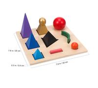 Gatuida 1 Set Giocattolo Educativo Montessori Puzzle in Legno Simboli Sintattici Apprendimento Grammatica Sviluppo Capacità Cognitive Bambini Interattivo Genitore-Figlio