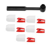 Gatuida 1 Set Kit Ricambio Puntina per Fonografo con Spazzola Pulizia Aghi Diamantati per Manutenzione Dischi Audio e Dettagliato Durata Prolungata