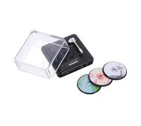 Gatuida 1 Set Mini Cd Player con Dischi per Arredamento Case Miniatura Accessorio per Scene Creative e Dettagliate