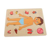 Gatuida 1 set Puzzle Educativo per Comprendere gli Interni Sviluppa Abilità Cognitive e Memoria per Compleanni e