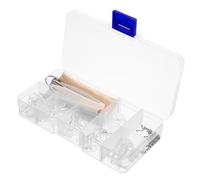 Gatuida 1 Set Set Di Naselli Per Occhiali Manicotto Delle Punte Delle Tempie Degli Occhiali Cuscinetti Per Il Naso Degli Occhiali Naselli Con Camera Plastica Riparazione Titolare