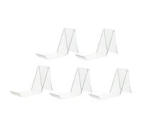 Gatuida 1 Set Supporto Per Scarpe Shoe Display Shoes Display Reggi Scarpe Shoe Stand Cremagliera Titolare Scaffale Scarpe Cancella Stand Di Visualizzazione Portaoggetti in Acrilico 5 Pezzi