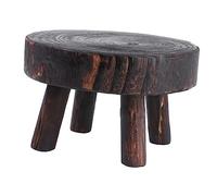 Gatuida 1 Supporto Per Barile Con Gambe Per Esterni Per Interni Per Bagno Primitivo Da Giardino Piccolo Rustico Sgabello Panca In Vaso Decorazione A Più Livelli Pino Grigio