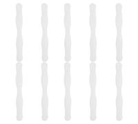Gatuida 10 bastoncini riutilizzabili in acrilico da 20 cm per cake pops, | Bastoncini in acrilico a onda, superficie liscia, estremità arrotondata, ideali per gelati, ghiaccioli, cake pop e progetti