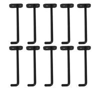 Gatuida 10 ganci per pannello resistenti per appendere attrezzi - Accessori per pannello da 1/4" per organizzare attrezzi in garage, cucina, bagno, stanza dei lavori manuali, 10 cm