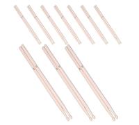 Gatuida 10 Paia Bacchette per Batteria 5a in Legno D'acero Khaki, per Principianti e Solista, Bacchette per Tamburo per Esercitazione e Sostituzione