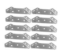 Gatuida 10 pezzi Angolare Acciaio Inossidabile da Braccio per Staffe Angolari per Progetti Da Te e Riparazioni Domestiche