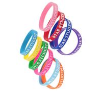 Gatuida 10 Pezzi Braccialetti in Silicone Colorati a Forma di Stella per Studenti Premi per la Classe Materiale Scolastico per Attività Educative e Ritorno a Scuola