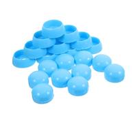 Gatuida 10 Pezzi Cappello da noce del castello cappucci di noci tappo a cappucci dei bulloni cappucci protettivi copridado tappo a vite copri bulloni plastica Sky-Blue