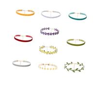Gatuida 10 pezzi Collane Choker Donna con e Foglie Eleganti Floreali per Cerimonie Party e Speciali Design Raffinato e Comfort Skin-friendly