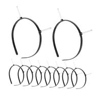 Gatuida 10 pezzi Fasce per Capelli Dentate Semilavorate con Molla Laterale per Feste e Concerti Accessori DIY per Fasce Femminili per Creazione Cerchietti Personalizzati