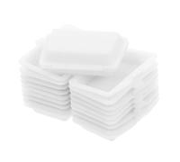 Gatuida 10 Pezzi Mini Lunch Box Party Doll House Lunch Boxes Lunch Boxes Per Mini Verse Make It Mini Food Realistic Dollhouse Takeaway Girl Miniature Plastica Bianca