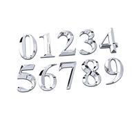 Gatuida 10 pezzi Moderno Inossidabile per Indirizzo Casa e Hotel Facile da Installare Design Elegante e Adesivi Numerici per Porte e