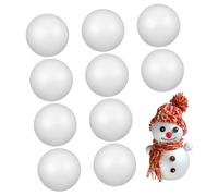 Gatuida 10 Pezzi Palla di Schiuma Natalizia Natale Decorazione Sfere Decorative in gommapiuma Palline di Schiuma per Mestieri Otto Sfera per l'artigianato Palline di polistirolo per Torte