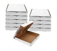 Gatuida 10 pezzi Pizza Takeaway in Cartone Spesso con Alluminio Contenitori Robusti per Ristoranti e Pizzerie Imballaggio Sicuro e Leggero per Asporto e Conservazione