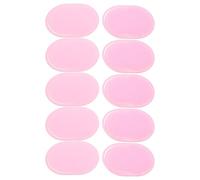 Gatuida 10 Pezzi Spazzola Massaggiante Ovale per Chioma in Plastica Morbida Rosa Impugnatura Ergonomica per Doccia Igiene Personale Pulizia Profonda Chioma