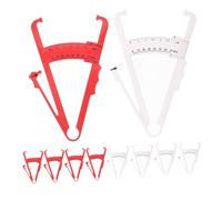 Gatuida 10 Pezzi Strumento di Misurazione Grasso Corporeo Pinza Plicometro Leggero e Portatile per Misura Precisa Spessore Grasso Sottocutaneo Utile per Personal Trainer e Fitness