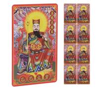 Gatuida 10 Pezzi Taisui Card Amuleto Feng Shui Anno del Serpente Amuleto Cinese Protettivo Leggero e Portatile per Pace Protezione e Fortuna Decorazione Tradizionale Cinese per Capodanno