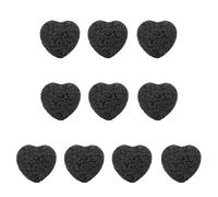 Gatuida 10 Pietre Diffusori in Pietra Vulcanica a Forma di Cuore Set da 10 Pezzi per Aromaterapia Naturale Diffusore di Oli Essenziali senza Fuoco per Casa, Ufficio e Auto, Pietre