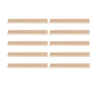 Gatuida 10 supporti per domino in legno - Supporti per domino in legno per treni messicani e giochi da tavolo, organizzatore di giochi e accessori 17 cm