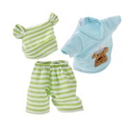 Gatuida 10 Vestire la bambola piccolo Neonato ragazzo rinascere vestiti per bambole rinate giocattoli accessori per la casa delle bambole vestiti per bambole da cotone Verde chiaro