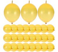 Gatuida 100 Palloncini in Lattice Coda Link 10 Pollici Oro per Decorazioni Feste Compleanno Matrimonio Arco Palloncini per Eventi