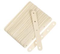 Gatuida 100 pezzi Bastoncini Gelato in Legno con Fori Preforati Resistenti e Multifunzione per Ghiaccioli Gelati Fatti Mano Lavoretti Creativi e Progetti DIY